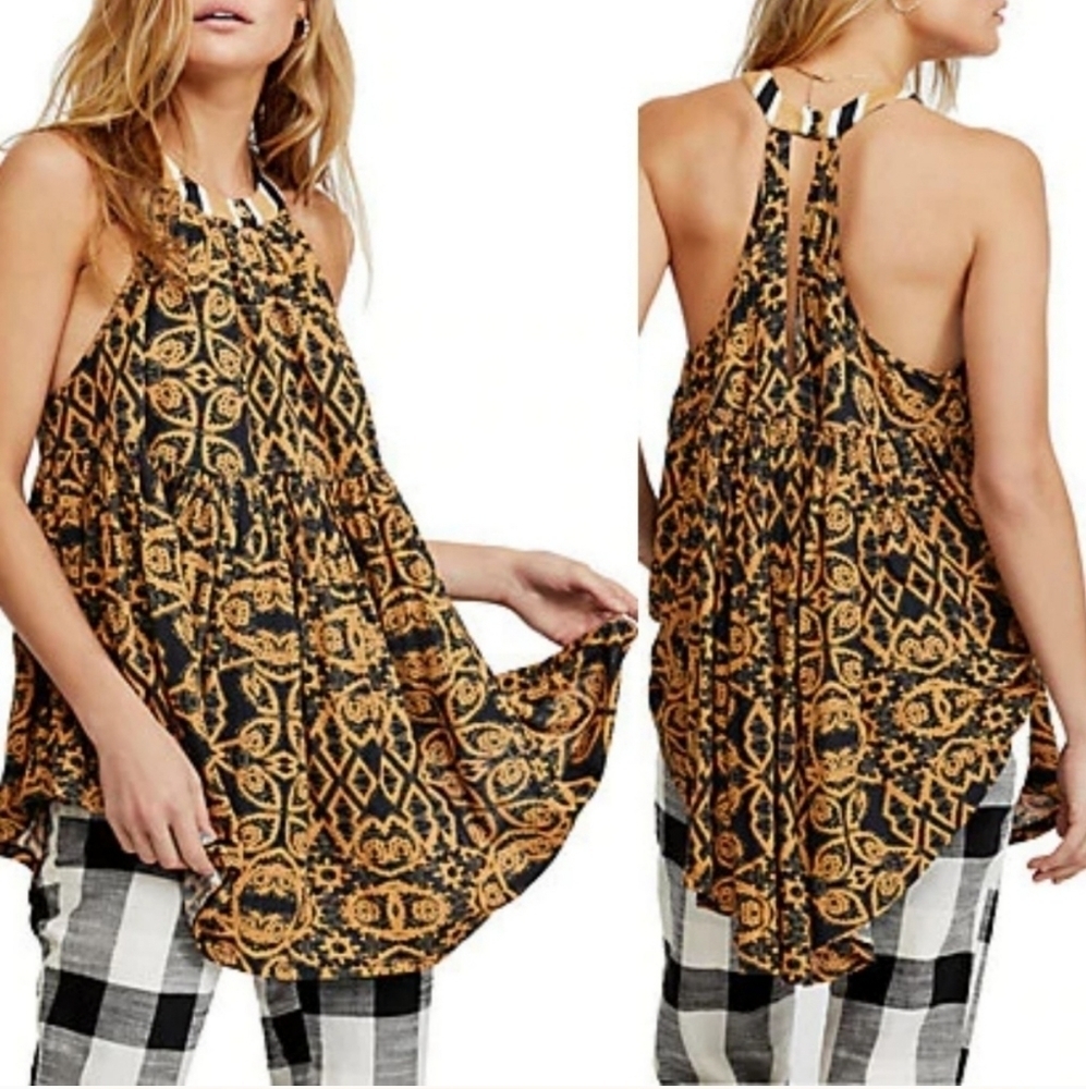 💜 Free People | NWT Mimi Sleeveless Tank Tunic Top